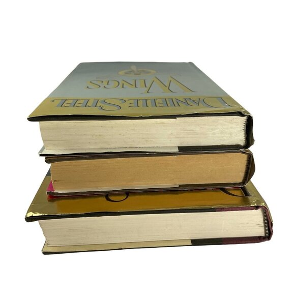Lot 3 Novels Danielle Steel Romance Hardcover Books Dating Game Wings Vanished u - Picture 5 of 5
